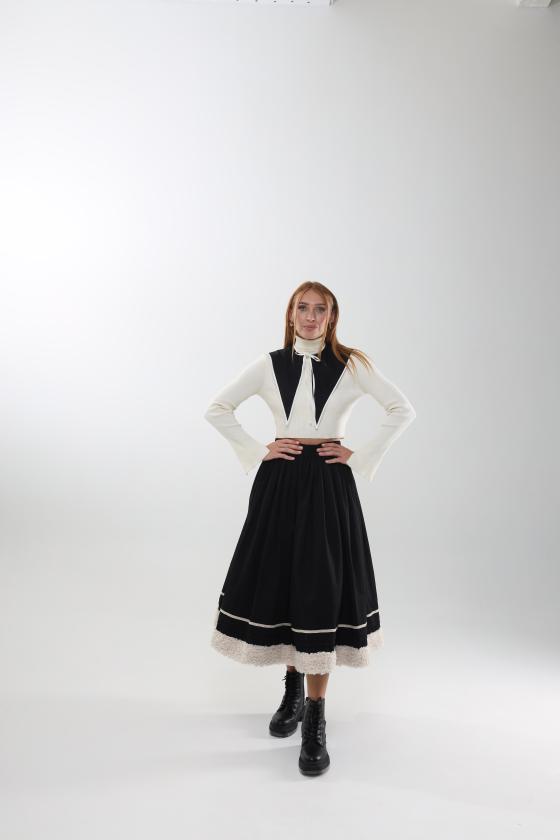 Спідниця з хутром