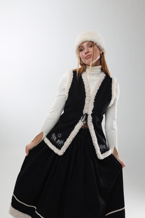 Камізелька двостороння з вибійкою (XS)