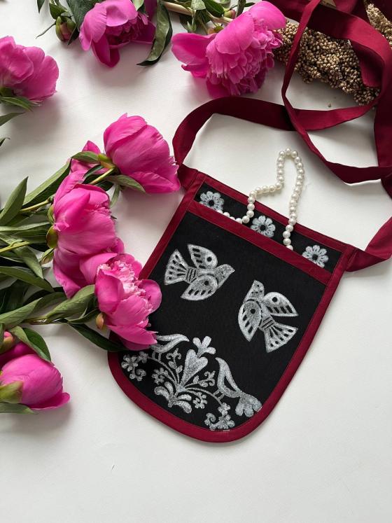 Кишеня Пташки, вибійка та ручний розпис Кишеня Пташки, вибійка та ручний розпис