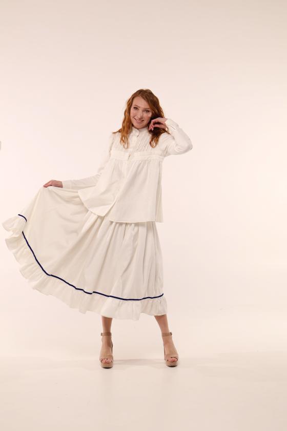 Спідниця зі шляркою, жакардова (Індивідуальне пошиття)