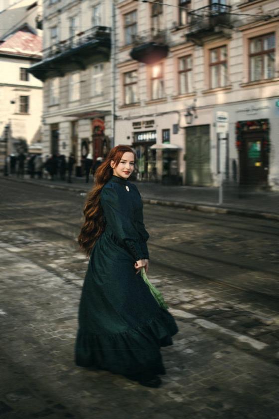 Сукня смарагдова (Індивідуальне пошиття)