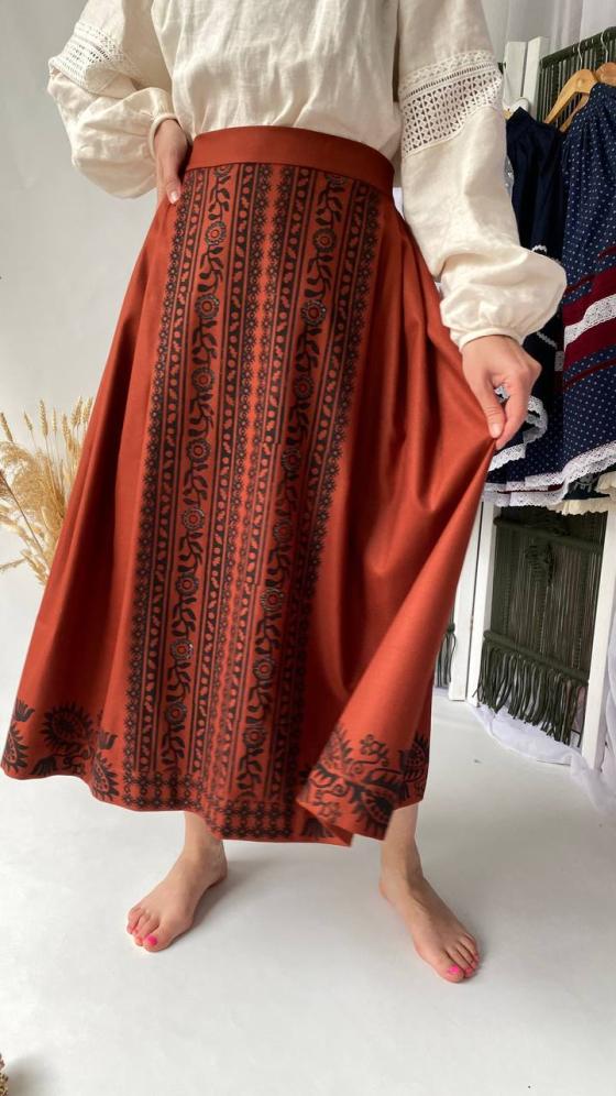 Спідниця з вибійкою