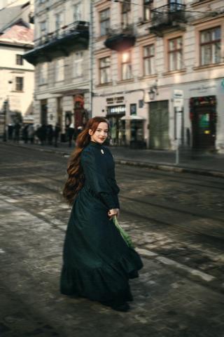 Сукня смарагдова (Індивідуальне пошиття)