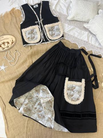 Двостороння спідниця Ягнята Двостороння спідниця Ягнята