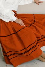 Спідниця зі стрічками на кокетці "Марія" Спідниця зі стрічками на кокетці "Марія"