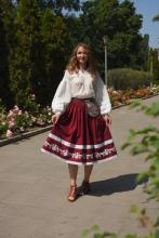 Сорочка з батисту з декорованими рукавами (Індивідуальне пошиття)