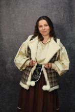 Двостороння жилетка з вовни