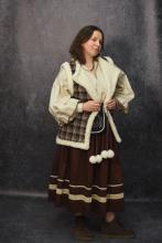 Двостороння жилетка з вовни