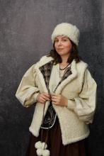 Двостороння жилетка з вовни