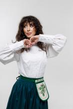 Сорочка вінтажна з ґудзиками на спині (Індивідуальне пошиття)