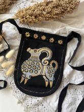 Кишенька з вибійкою Лембик та ручним розписом Кишенька з вибійкою Лембик та ручним розписом