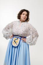 Кишеня Сороки синє оздоблення