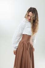 Двостороння спідниця з високим поясом з вибійкою (Індивідуальне пошиття) Двостороння спідниця з високим поясом з вибійкою (Індивідуальне пошиття)