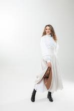 Двостороння спідниця з високим поясом з вибійкою (Індивідуальне пошиття) Двостороння спідниця з високим поясом з вибійкою (Індивідуальне пошиття)