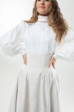 Двостороння спідниця з високим поясом з вибійкою (Індивідуальне пошиття) Двостороння спідниця з високим поясом з вибійкою (Індивідуальне пошиття)