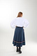 Сорочка з пишними рукавами, біла  (M)