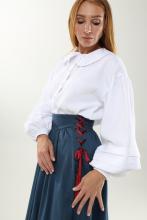 Спідниця двостороння з кокеткою з боковим шнуруванням (Індивідуальне пошиття) Спідниця двостороння з кокеткою з боковим шнуруванням (Індивідуальне пошиття)