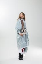 Двостороння спідниця, бордо/сіра (M) Двостороння спідниця, бордо/сіра (M)