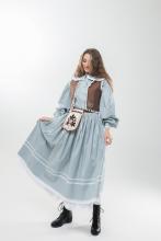 Двостороння спідниця, бордо/сіра (M) Двостороння спідниця, бордо/сіра (M)