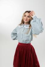 Сорочка сіра, горох (M)