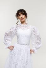 Сукня біла з прошви