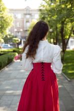 Сорочка вінтажна з ґудзиками на спині (Індивідуальне пошиття)