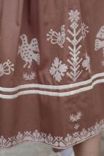 Спідниця одностороння з вибійкою