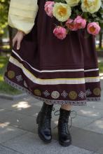 Спідниця одностороння з вибійкою