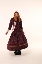 Спідниця лляна у квіточку (Індивідуальне пошиття)