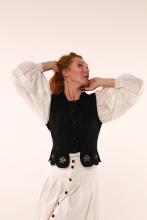 Спідниця з ґудзиками, біла (Індивідуальне пошиття)