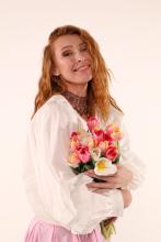 Сорочка з пишними рукавами з вишивкою (Індивідуальне пошиття)