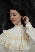 Сукня з мереживом молочна (M) Сукня з мереживом молочна (M)