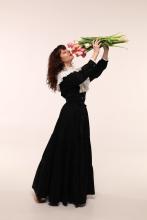 Сукня з мереживом чорна (Індивідуальне пошиття)