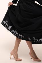 Сукня чорна з вибійкою (Індивідуальне пошиття)