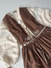 Двостороння жилетка з вибійкою пташки (Індивідуальне пошиття)