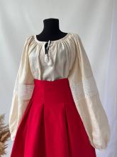 Сорочка лляна довга