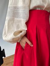 Сорочка лляна довга