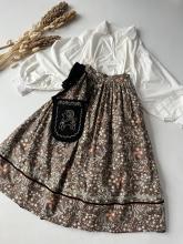 Двостороння спідниця з вибійкою Баранці Двостороння спідниця з вибійкою Баранці