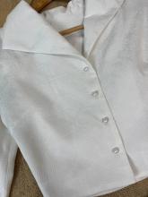 жакет білий, жакард (M)