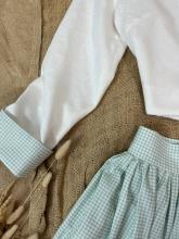 Жакет білий, жакард (M)